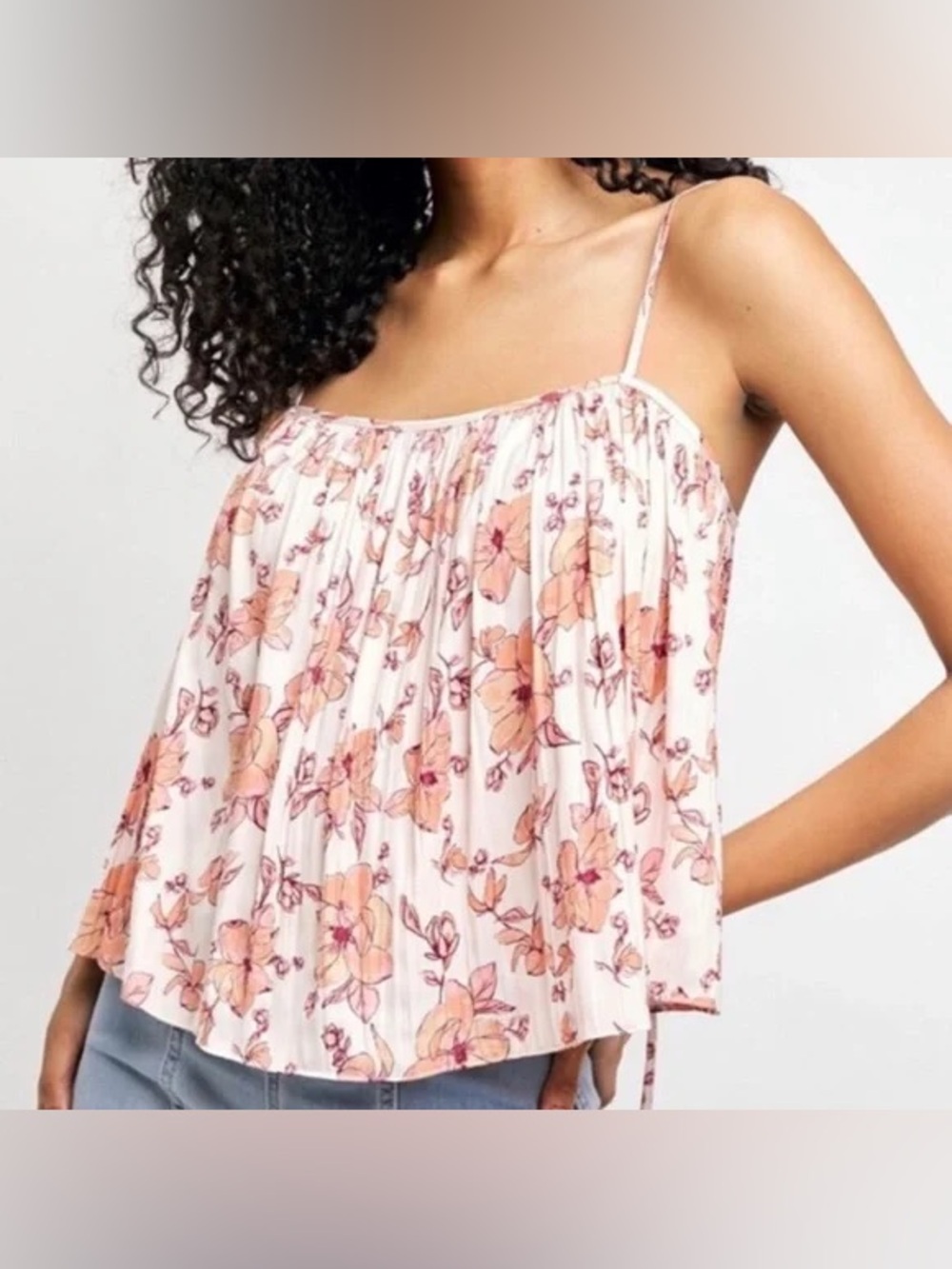Free People Hot Take Floral Top